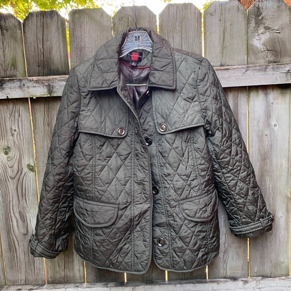 Gallery Green Quilted Jacket sz. S